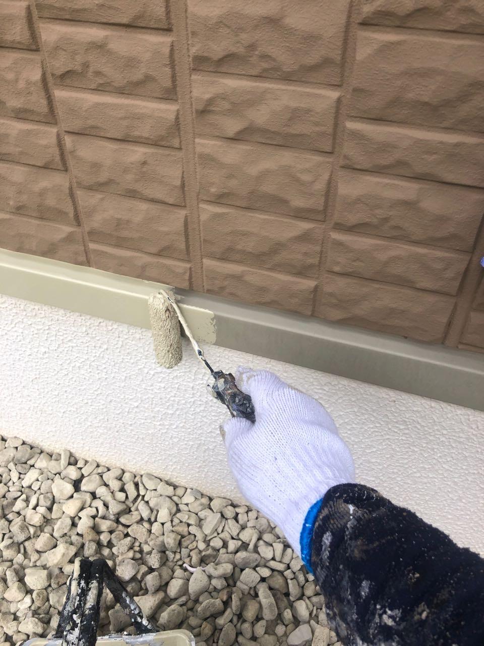 【水切り塗装】下塗り