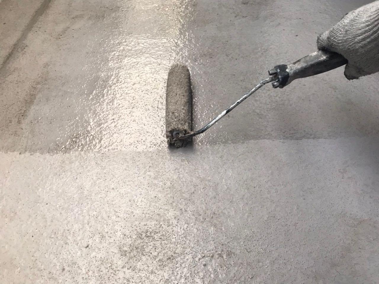 【防水工事】プライマー塗布