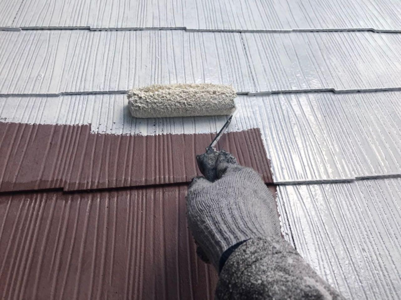 【屋根塗装】下塗り1
