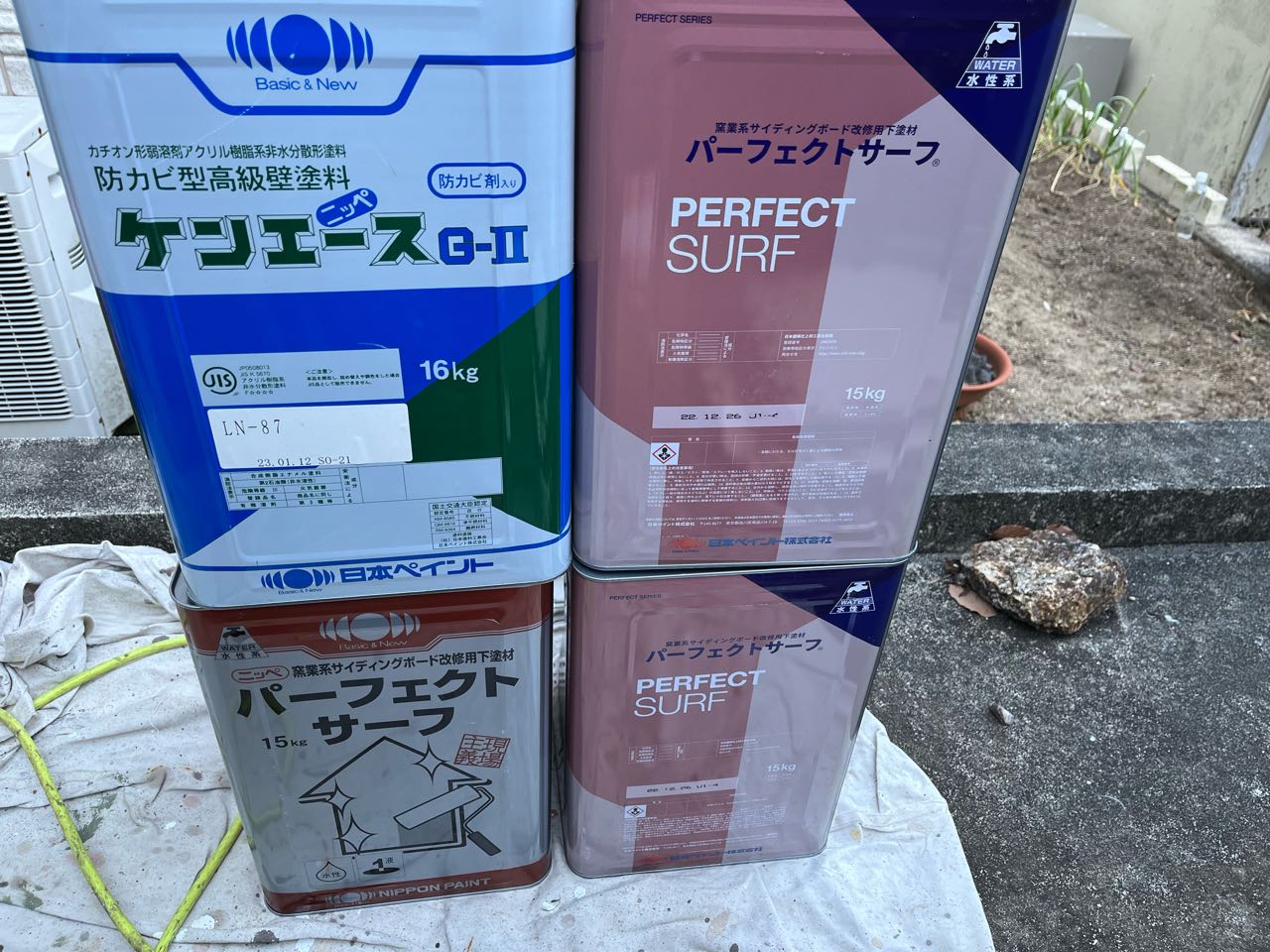 材料検収です。