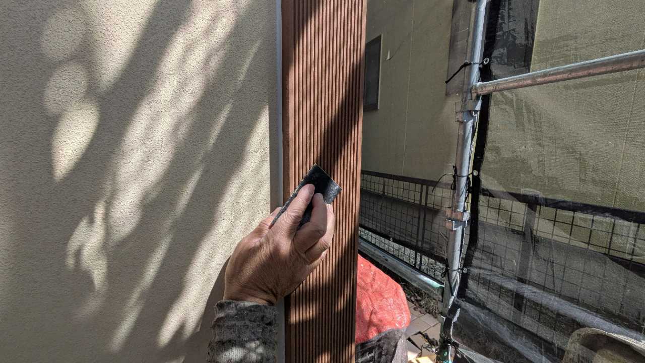 ケレン作業です。