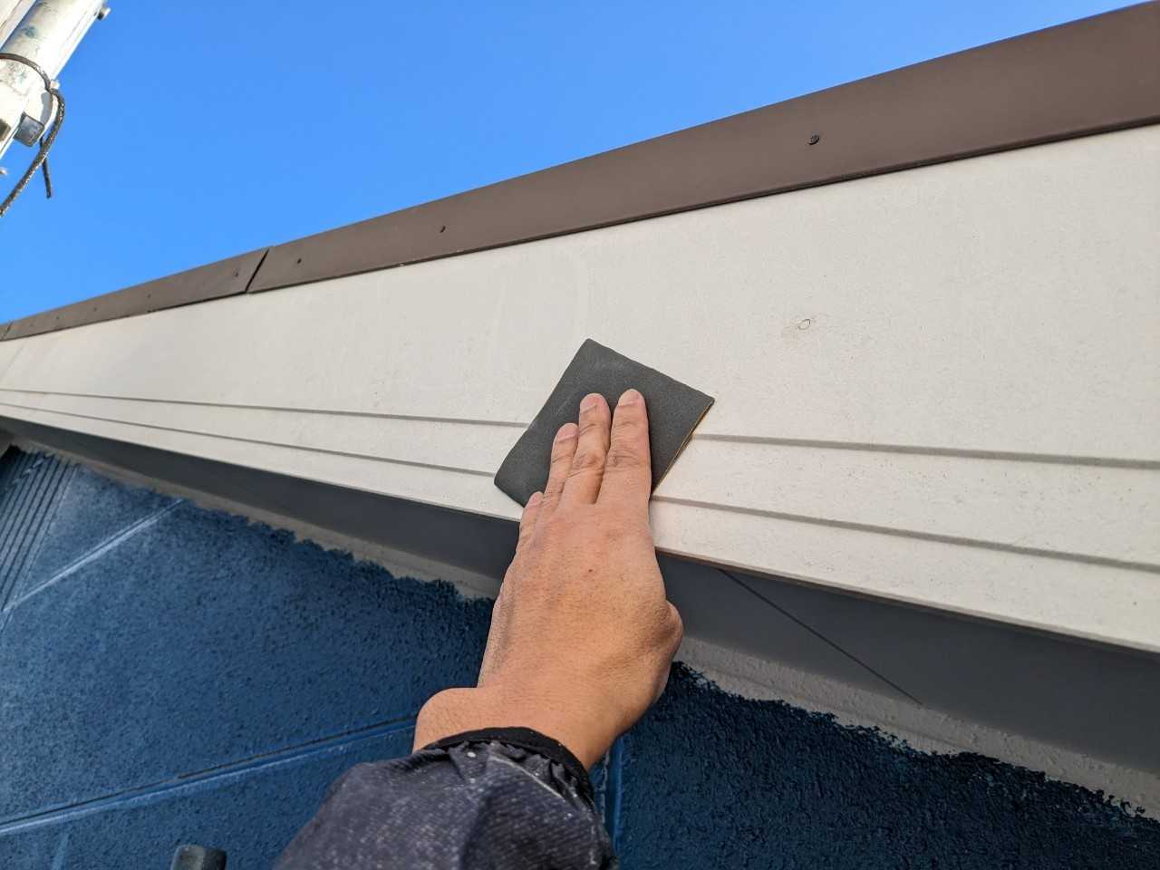 ケレン作業です。