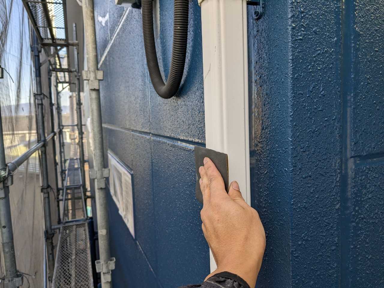 ケレン作業です。