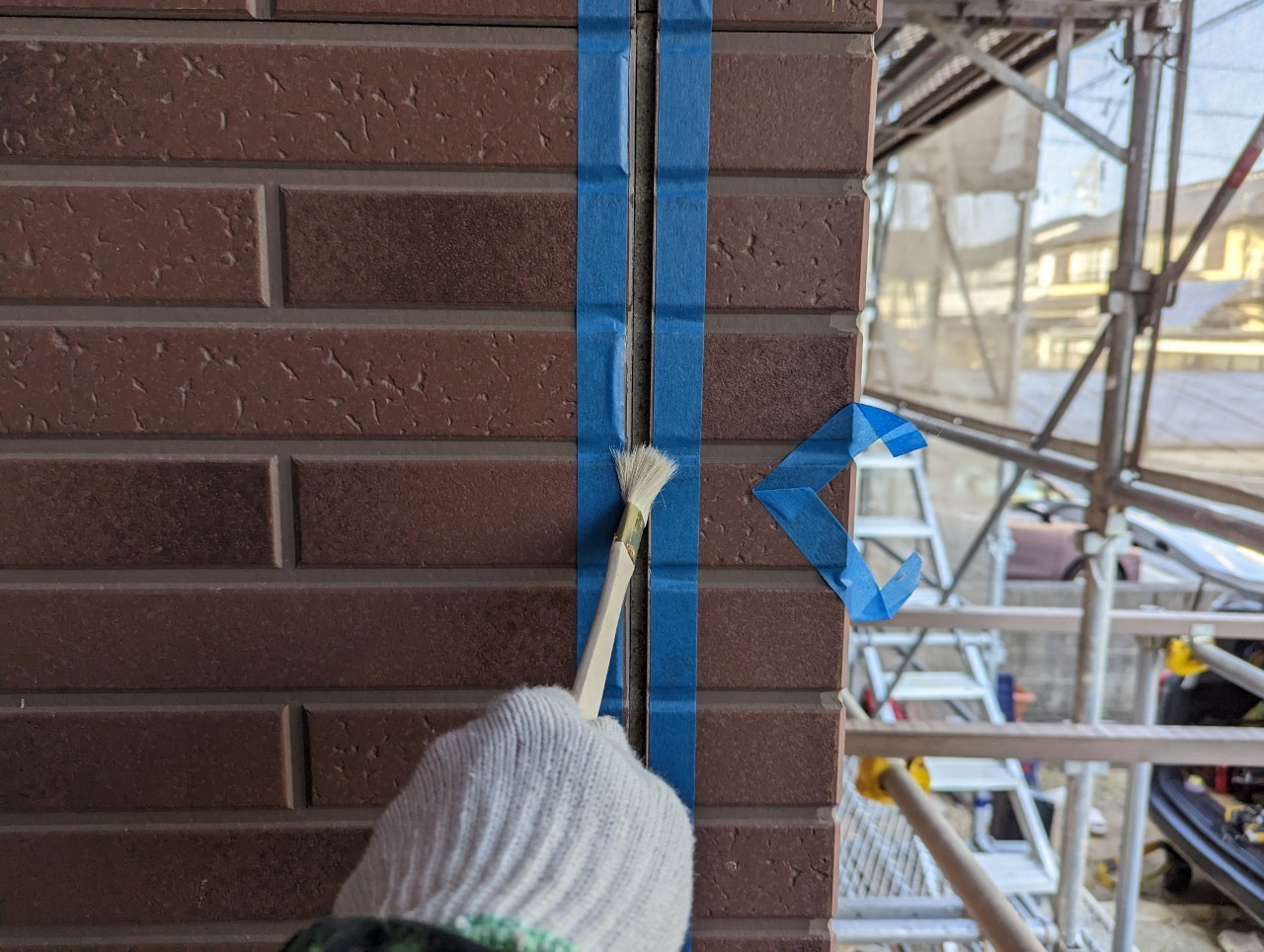 プライマー塗布します。