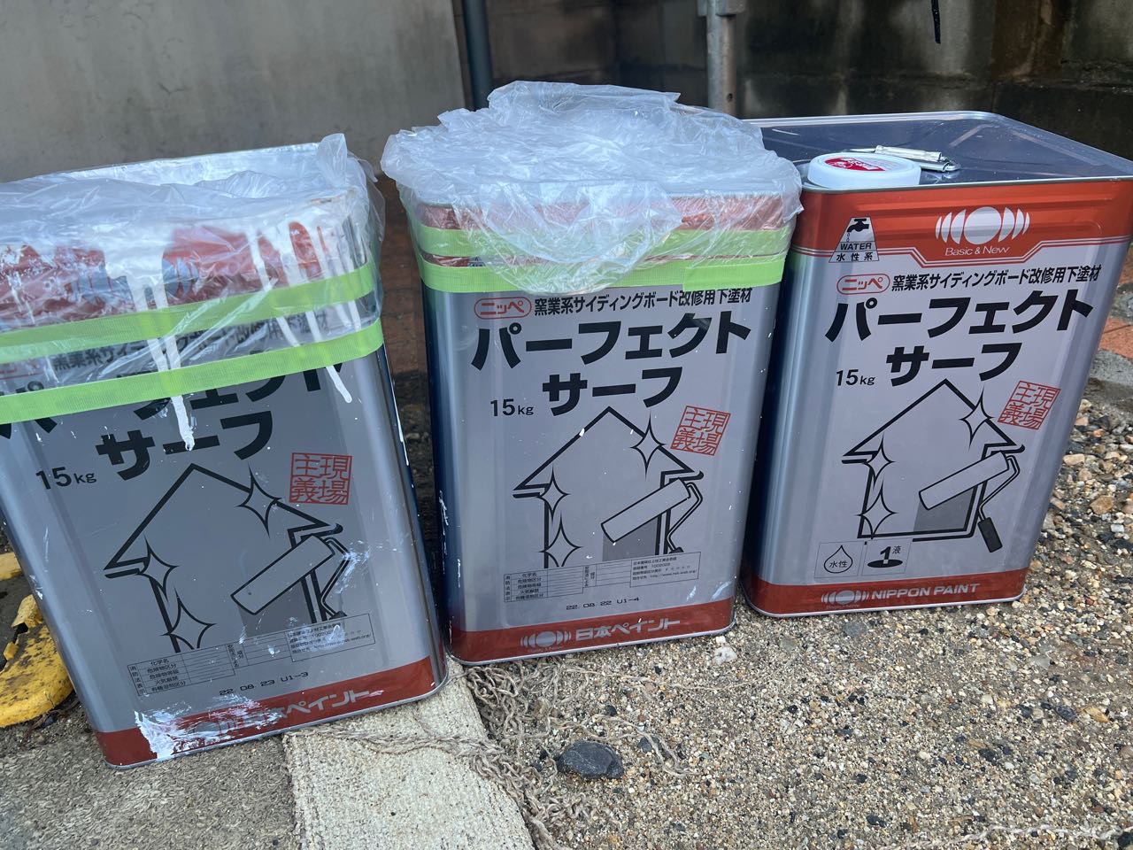 材料検収です。