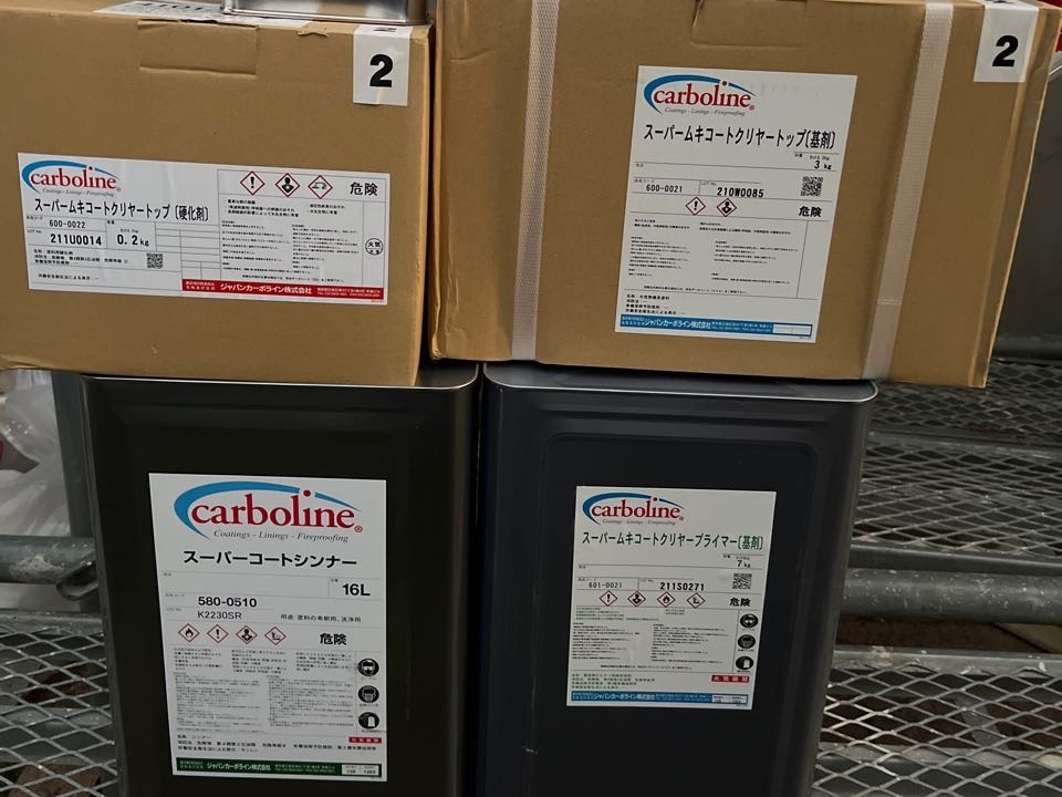 材料検収です。