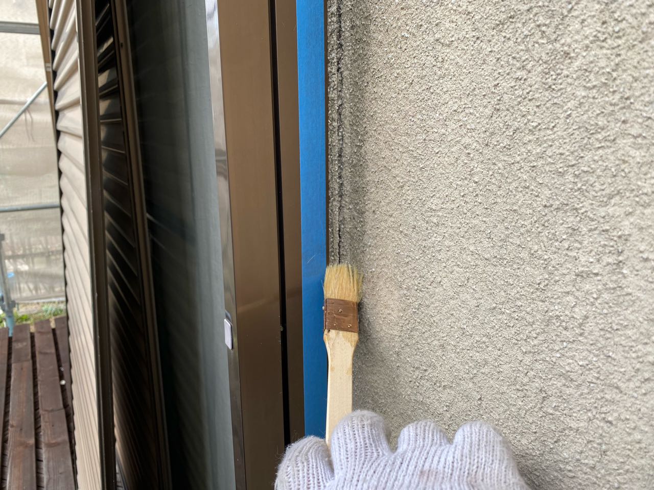 プライマー塗布します。