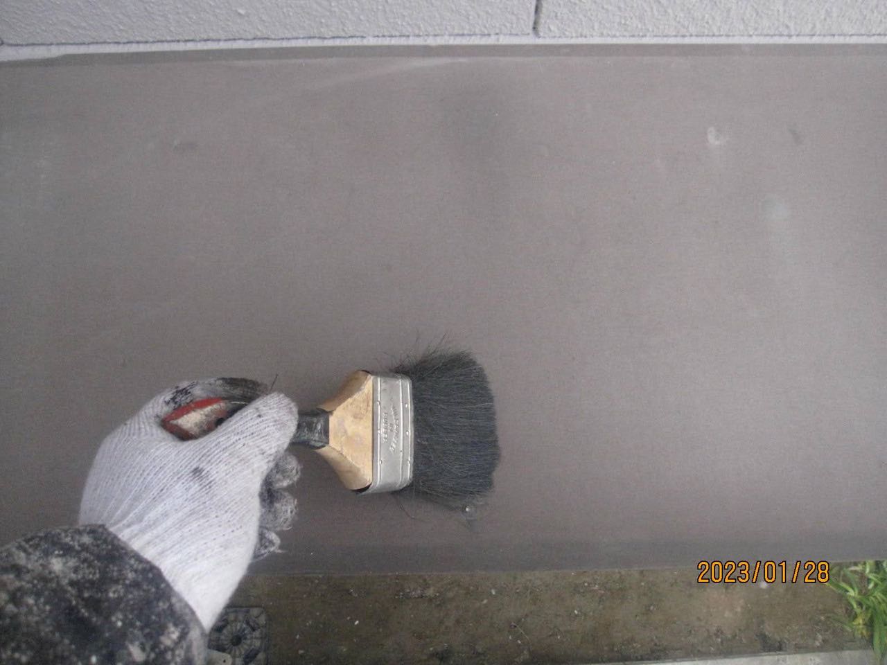 ケレン作業です。