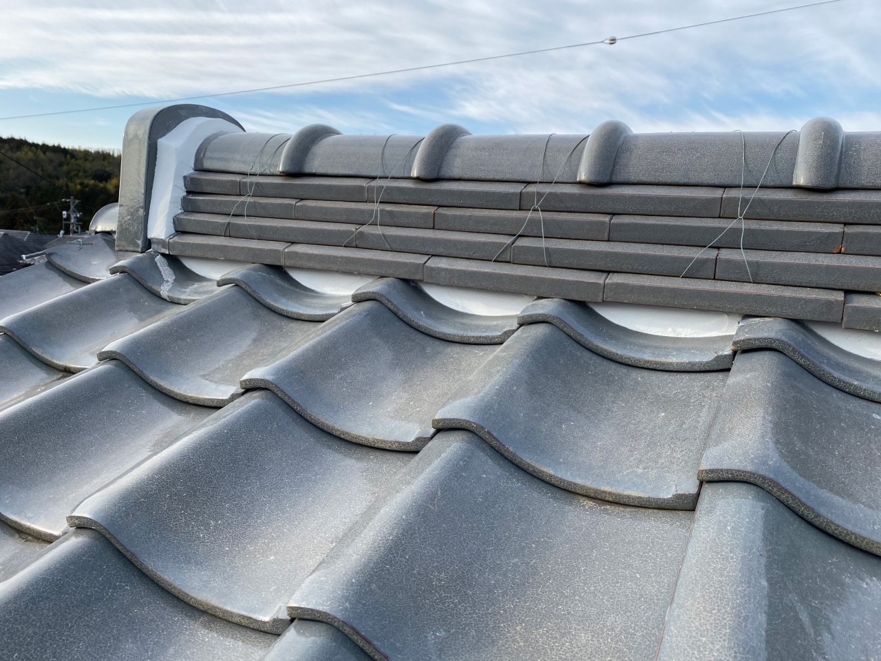 大棟完了です。