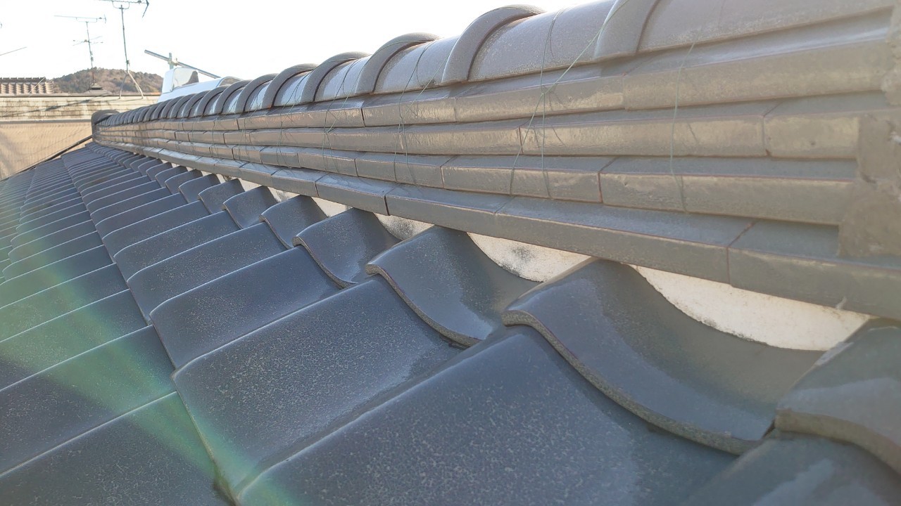 大棟施工前です。