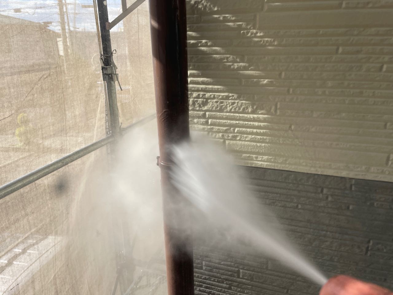 バイオ洗浄塗布です。