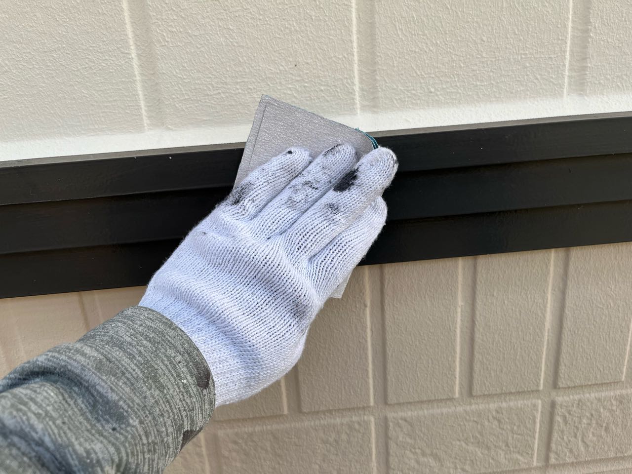 ケレン作業です。