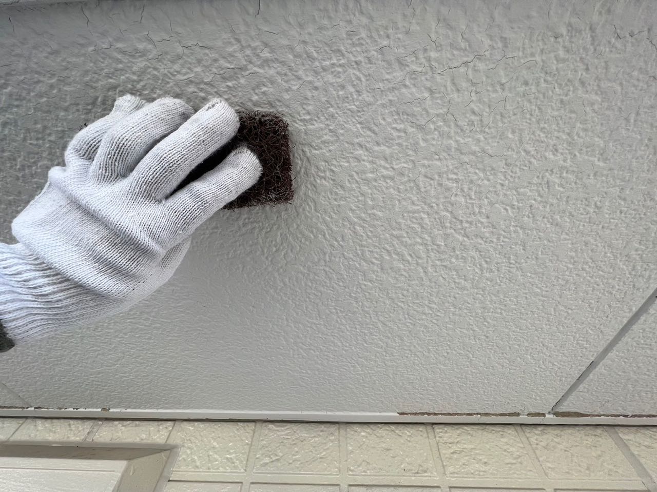 ケレン作業です。