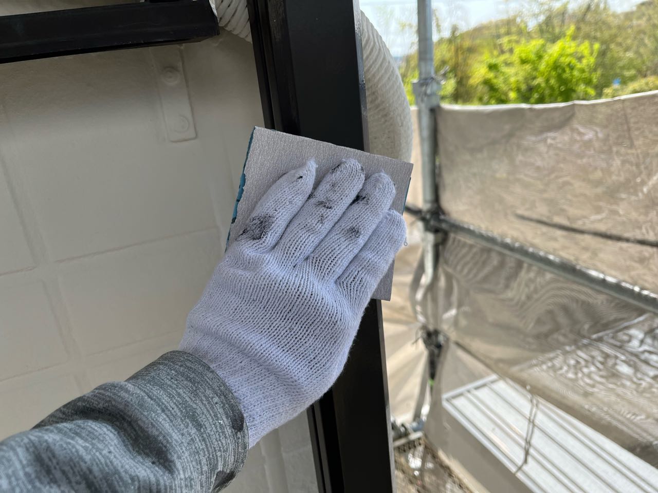 ケレン作業です。