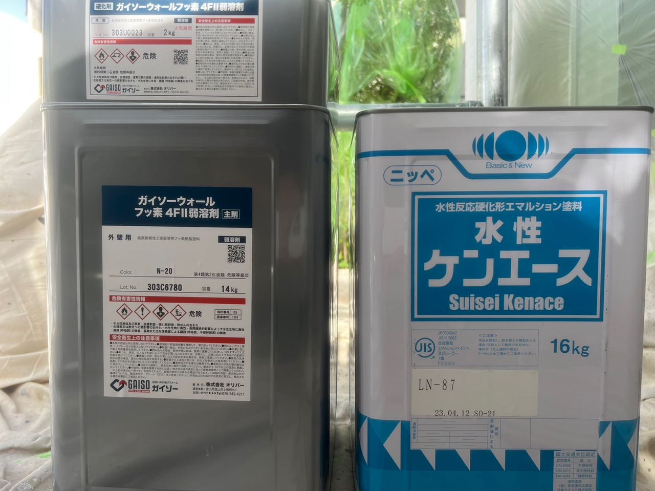 材料検収です。