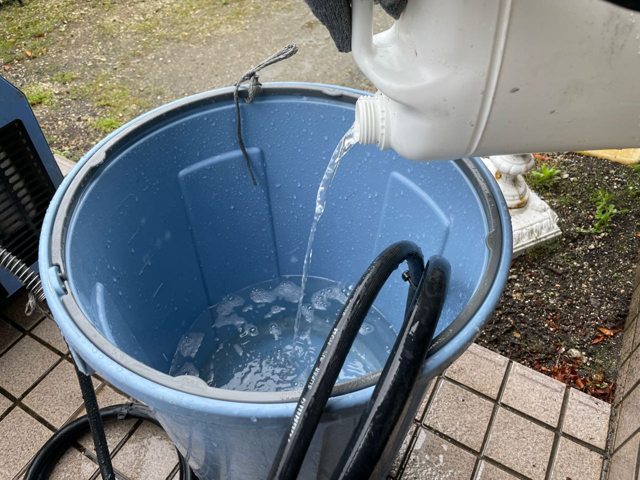 バイオ洗浄原液混入。