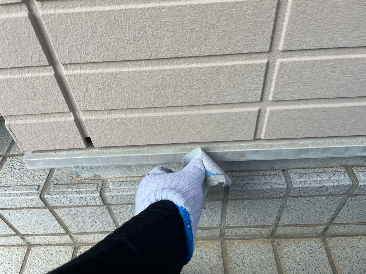 ケレン作業です。