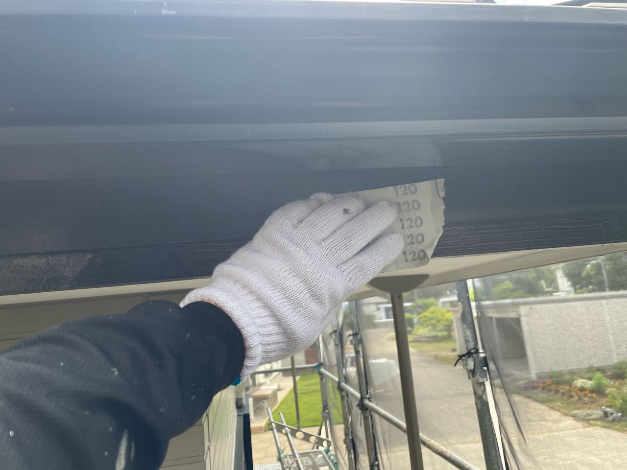 ケレン作業です。