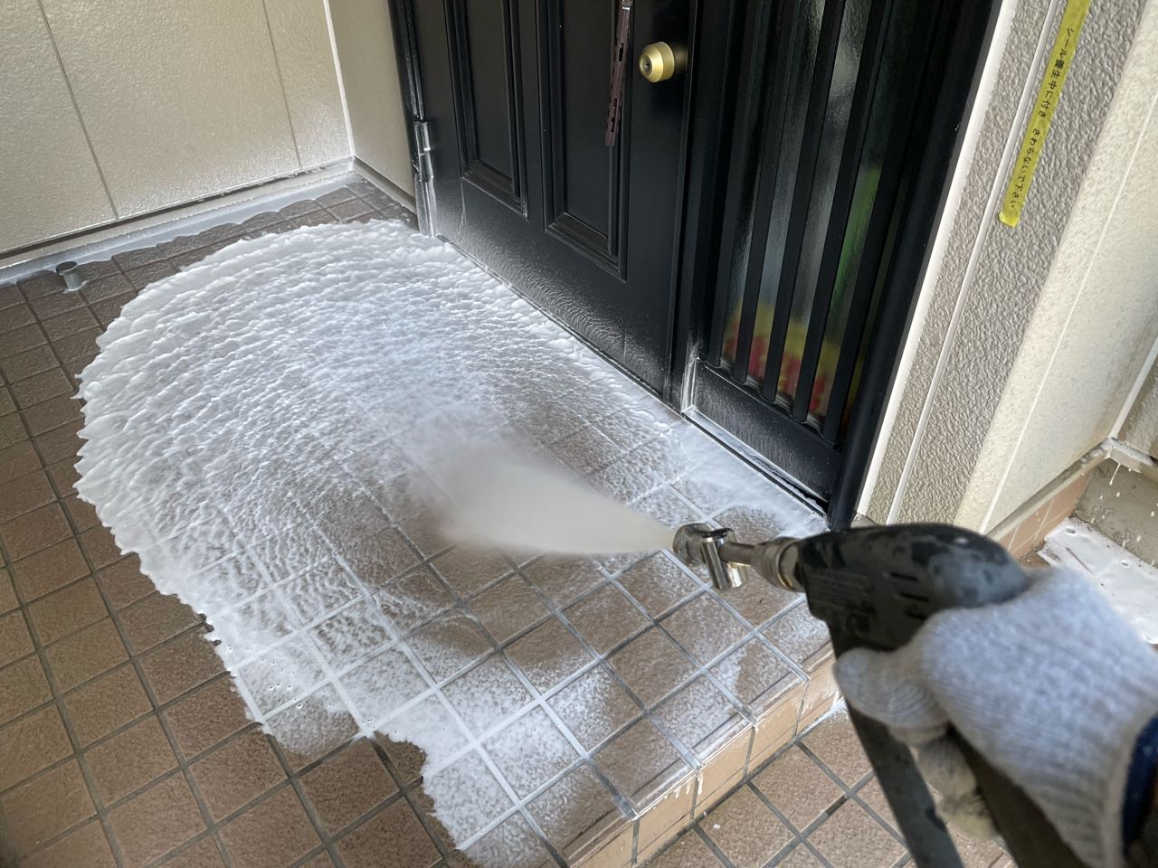 バイオ洗浄塗布です。