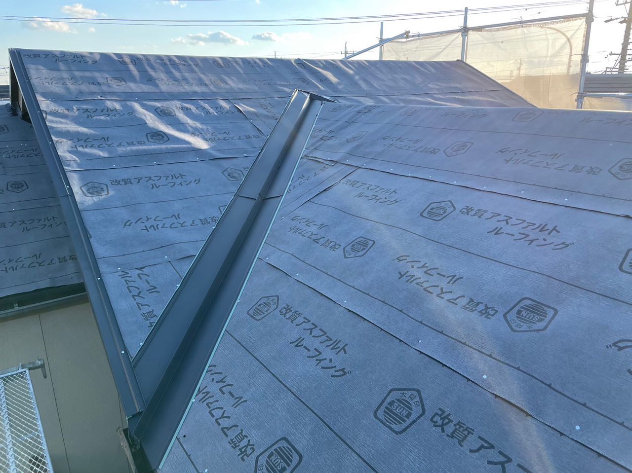 ルーフィングです。