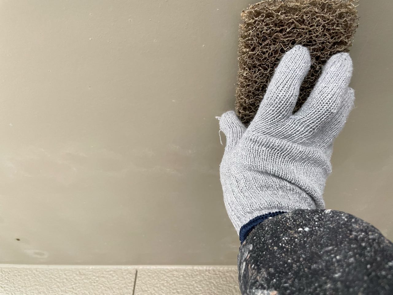 ケレン作業です。