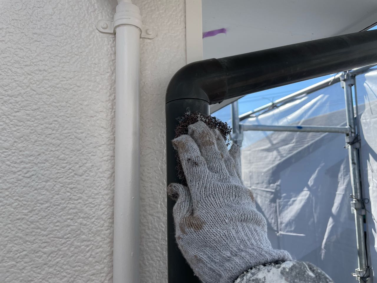 ケレン作業です。