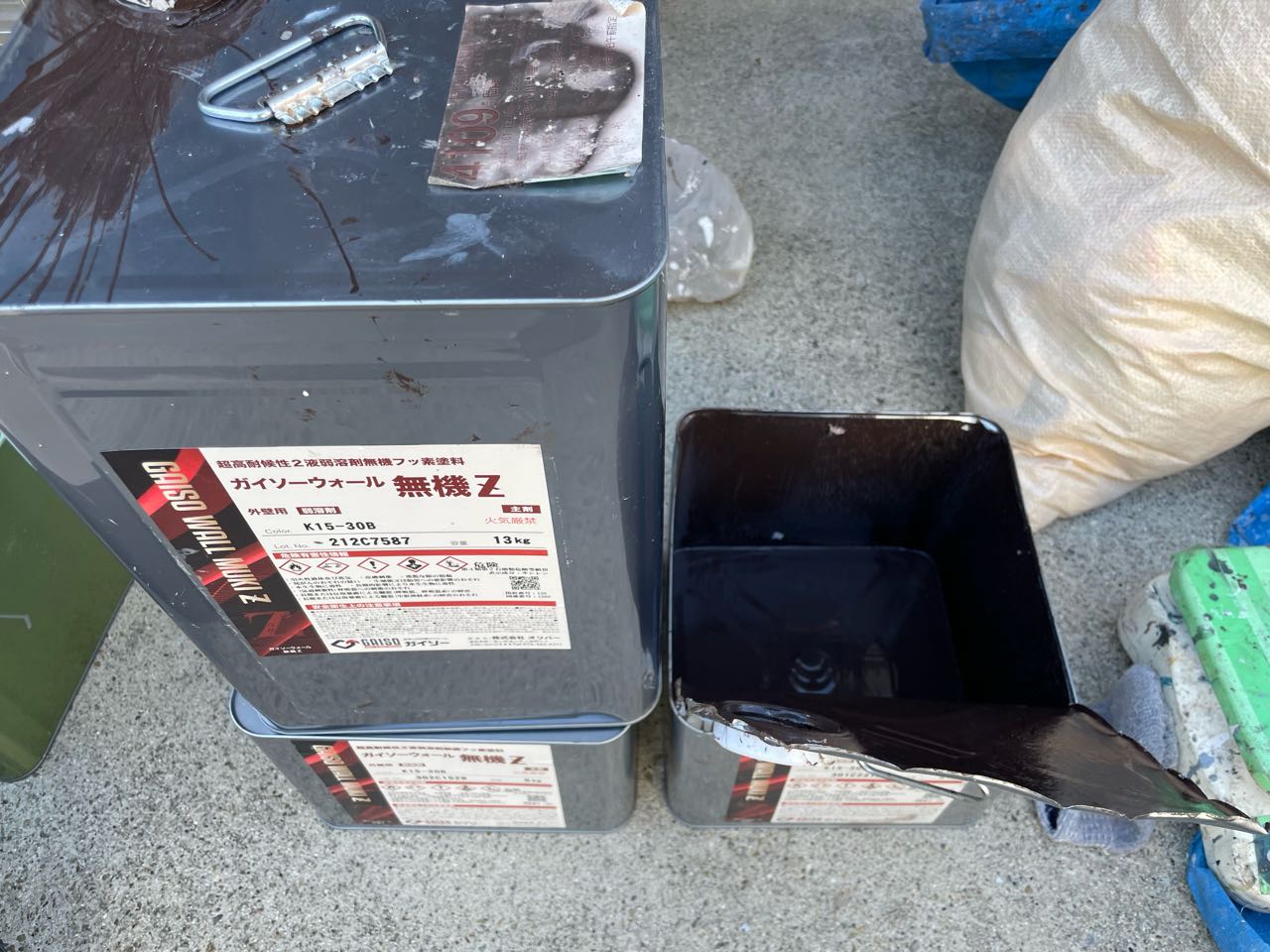 材料検収です。