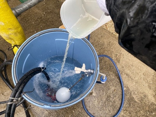 バイオ洗浄原液混入。