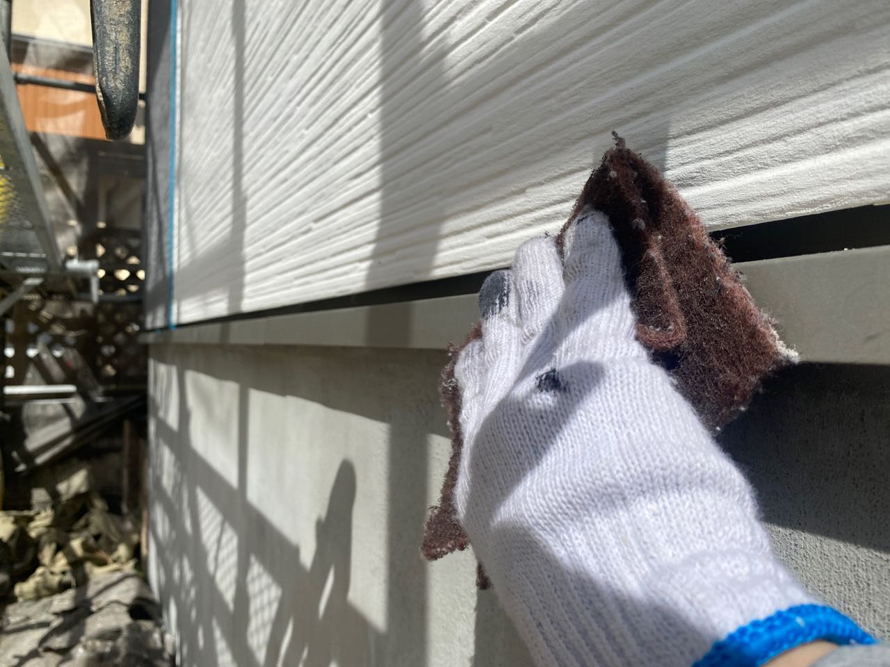 ケレン作業です。