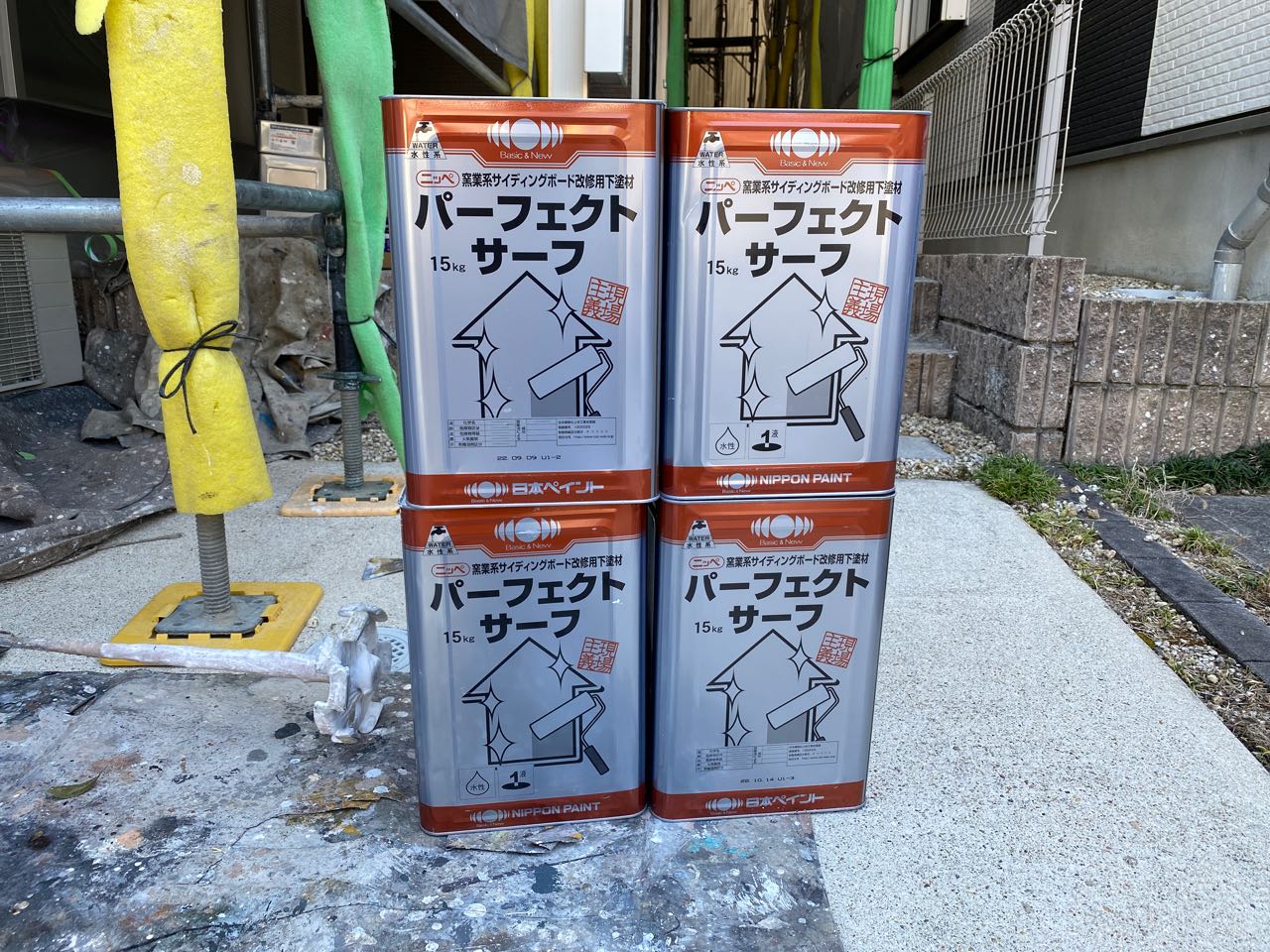 材料検収です。