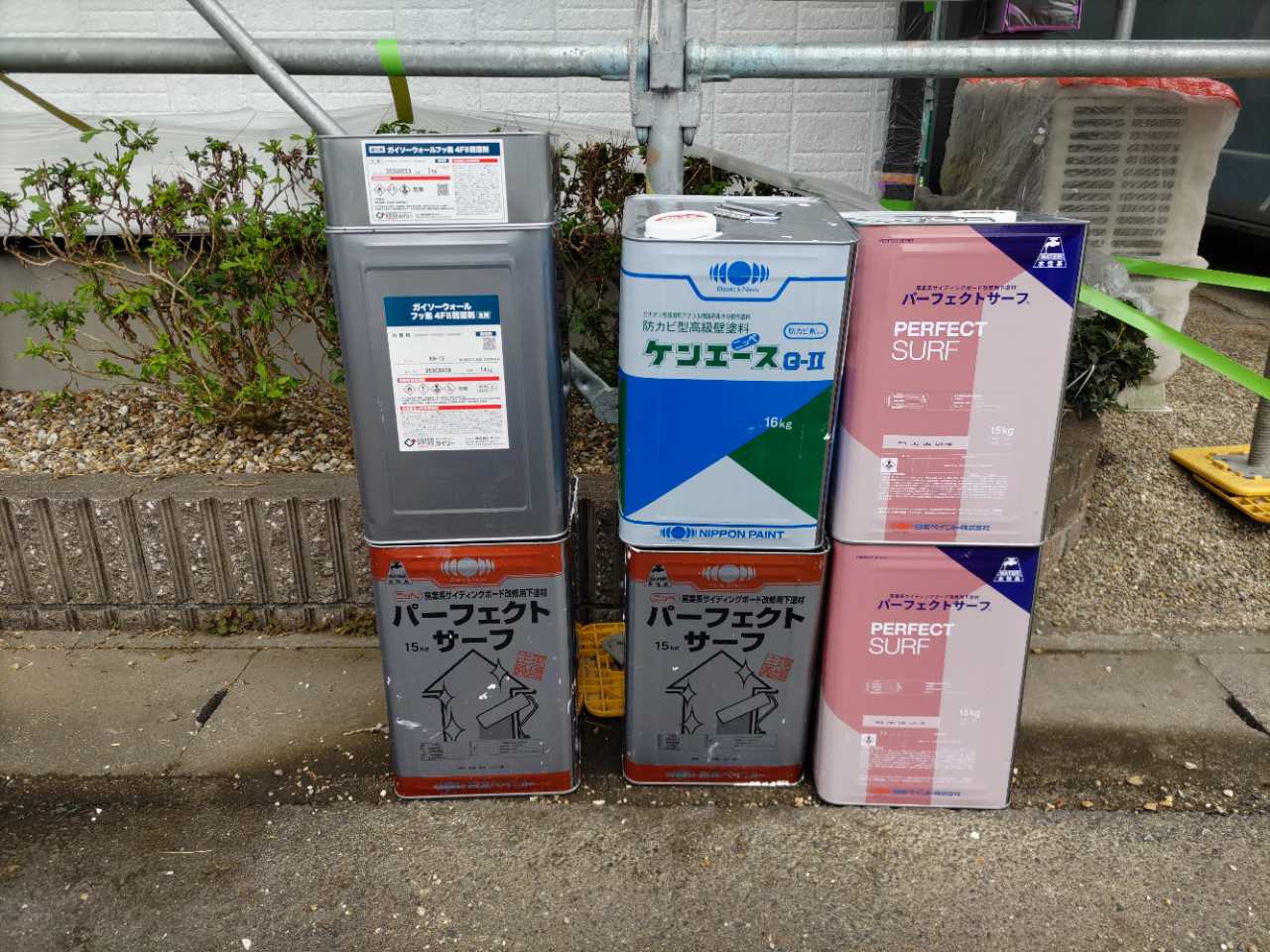 材料検収です。