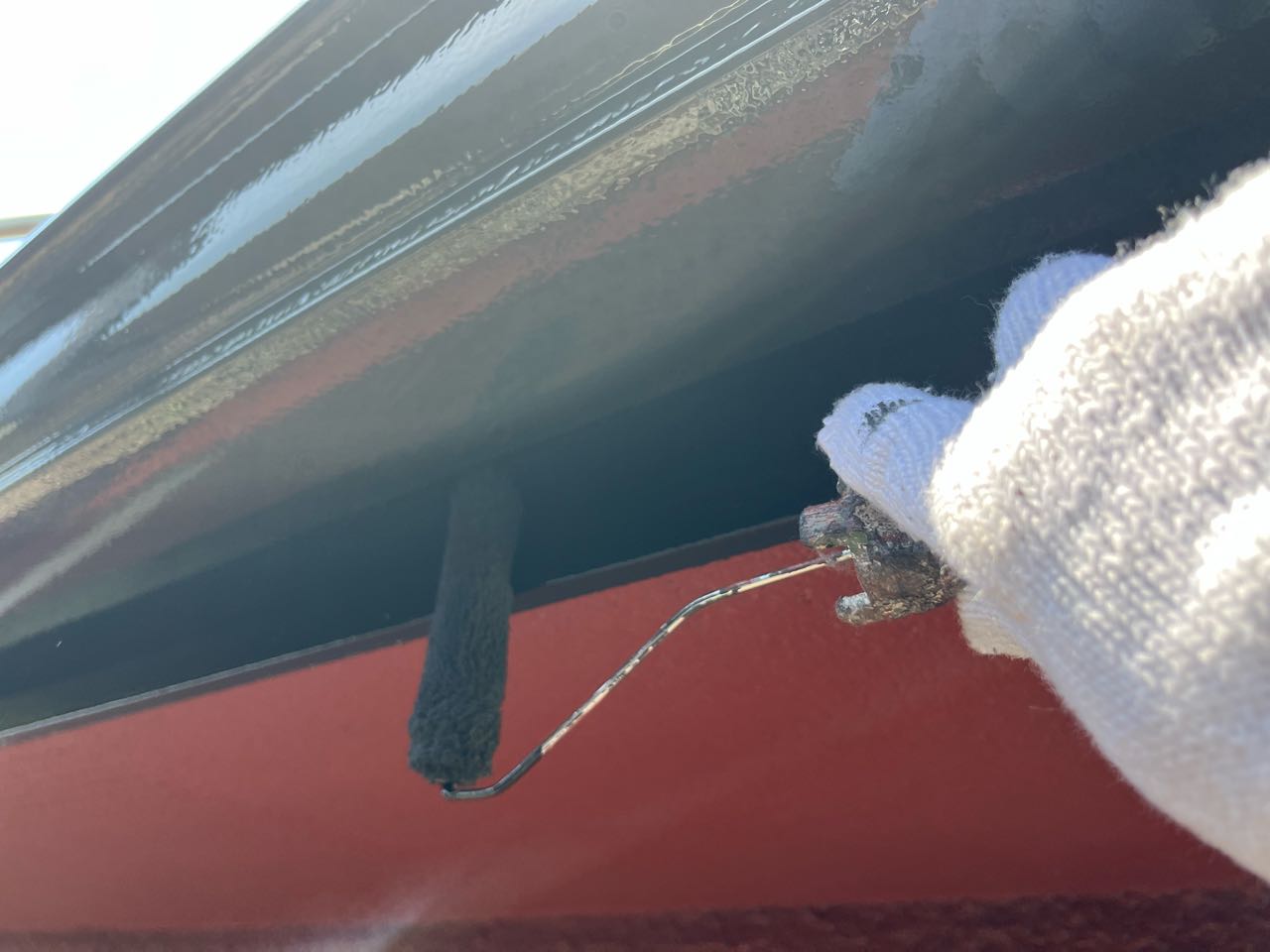 仕上げ塗装2回目です。