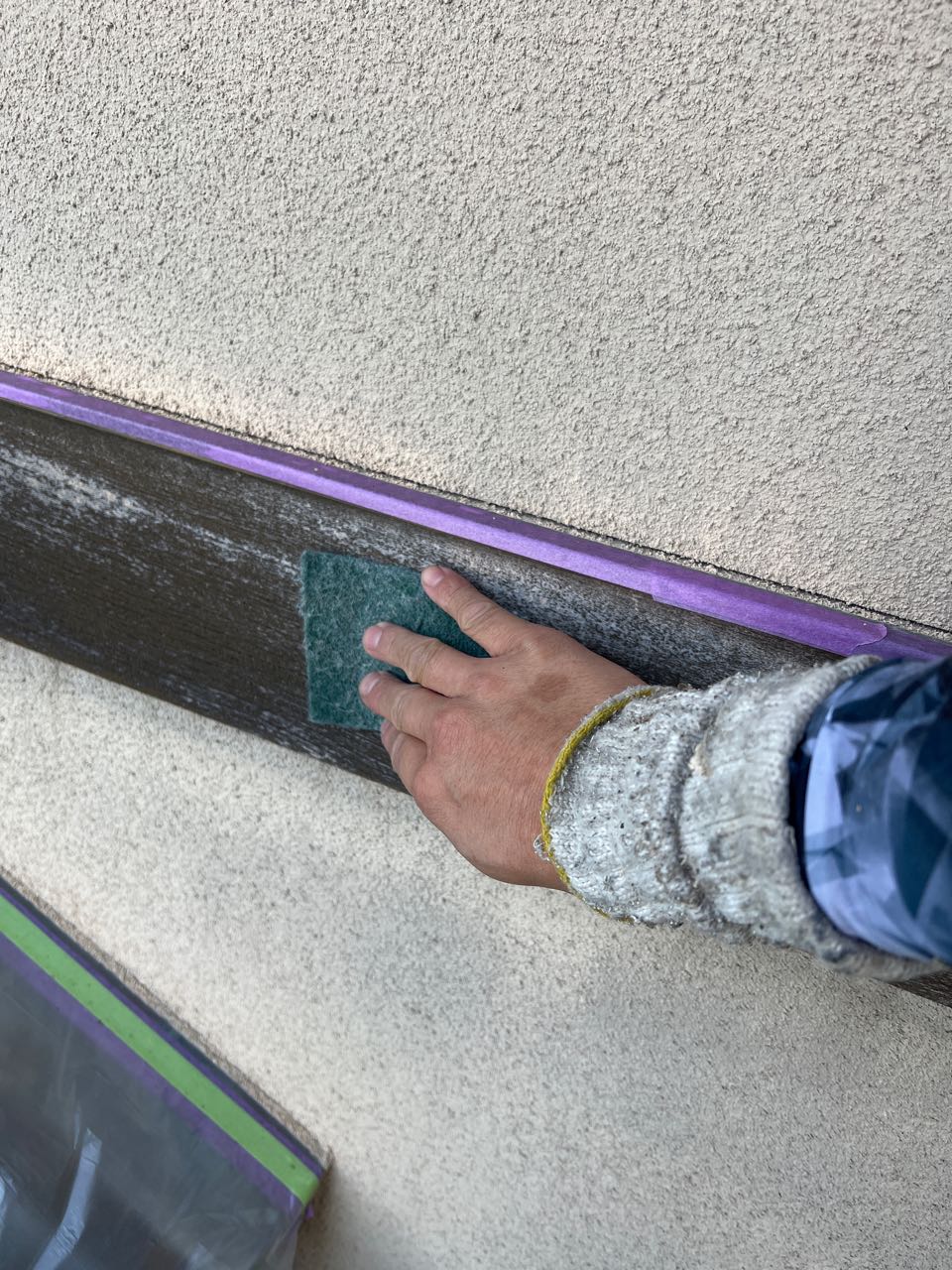 ケレン作業です。