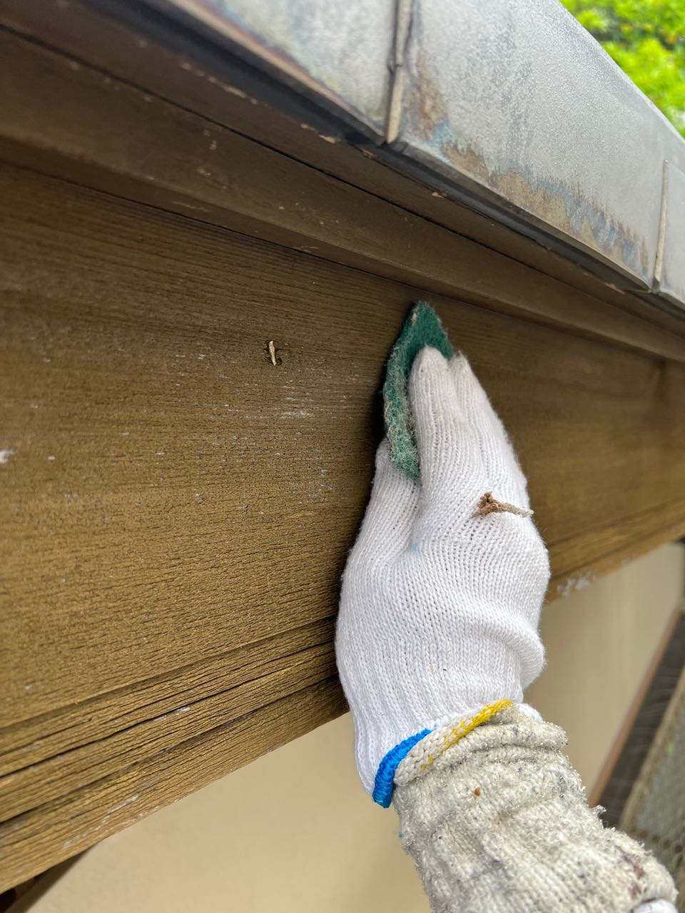 ケレン作業です。