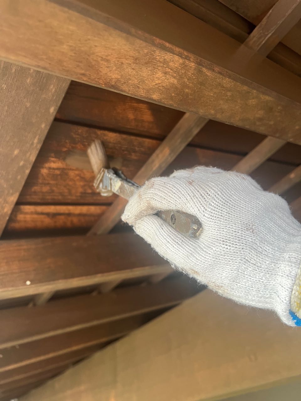 仕上げ塗装です。