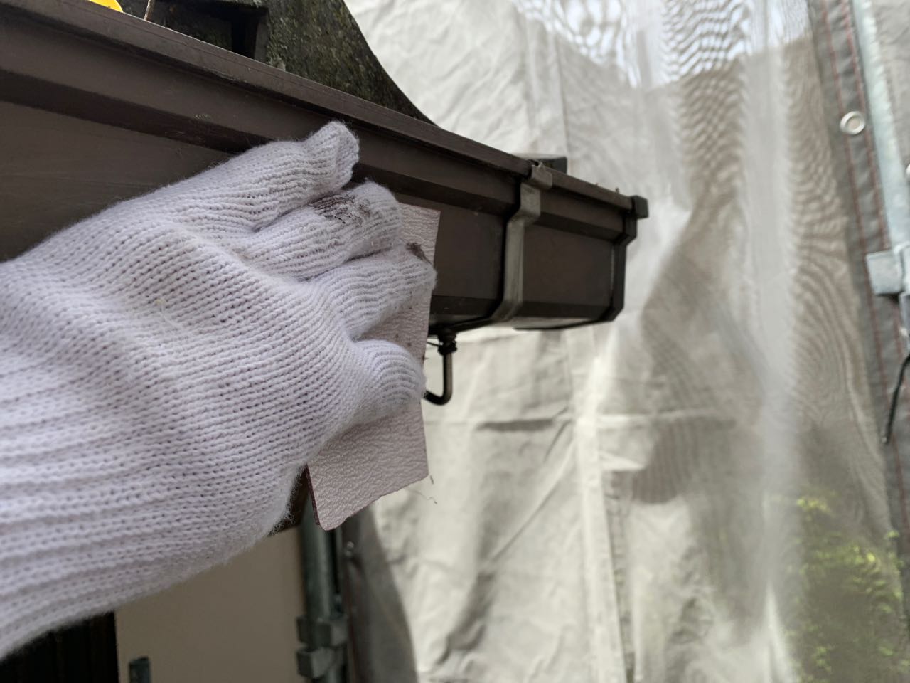 ケレン作業です。