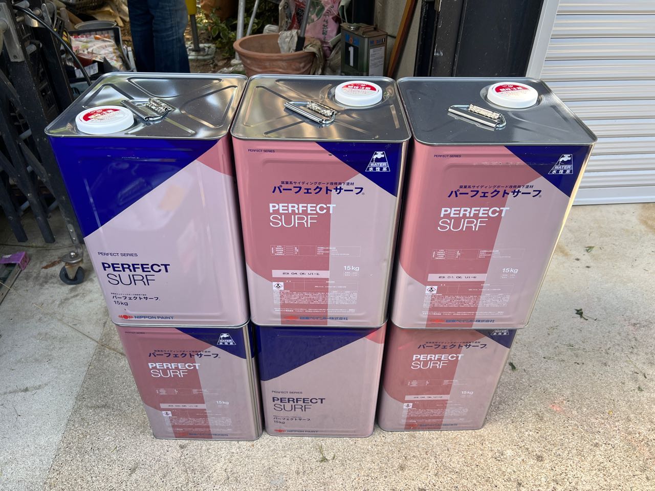 材料検収です。