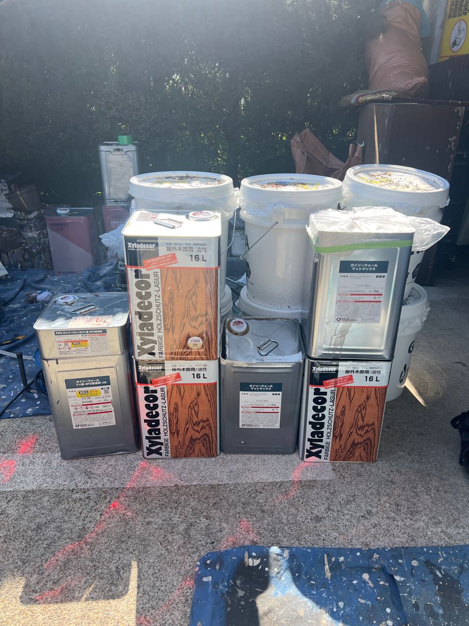 材料検収です。