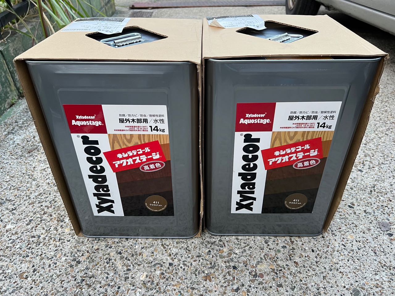 材料検収です。