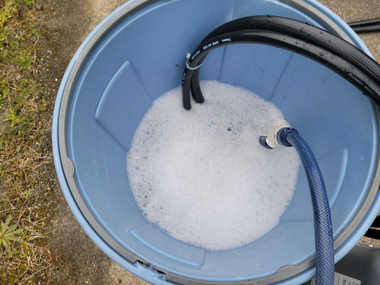 バイオ洗浄原液撹拌。