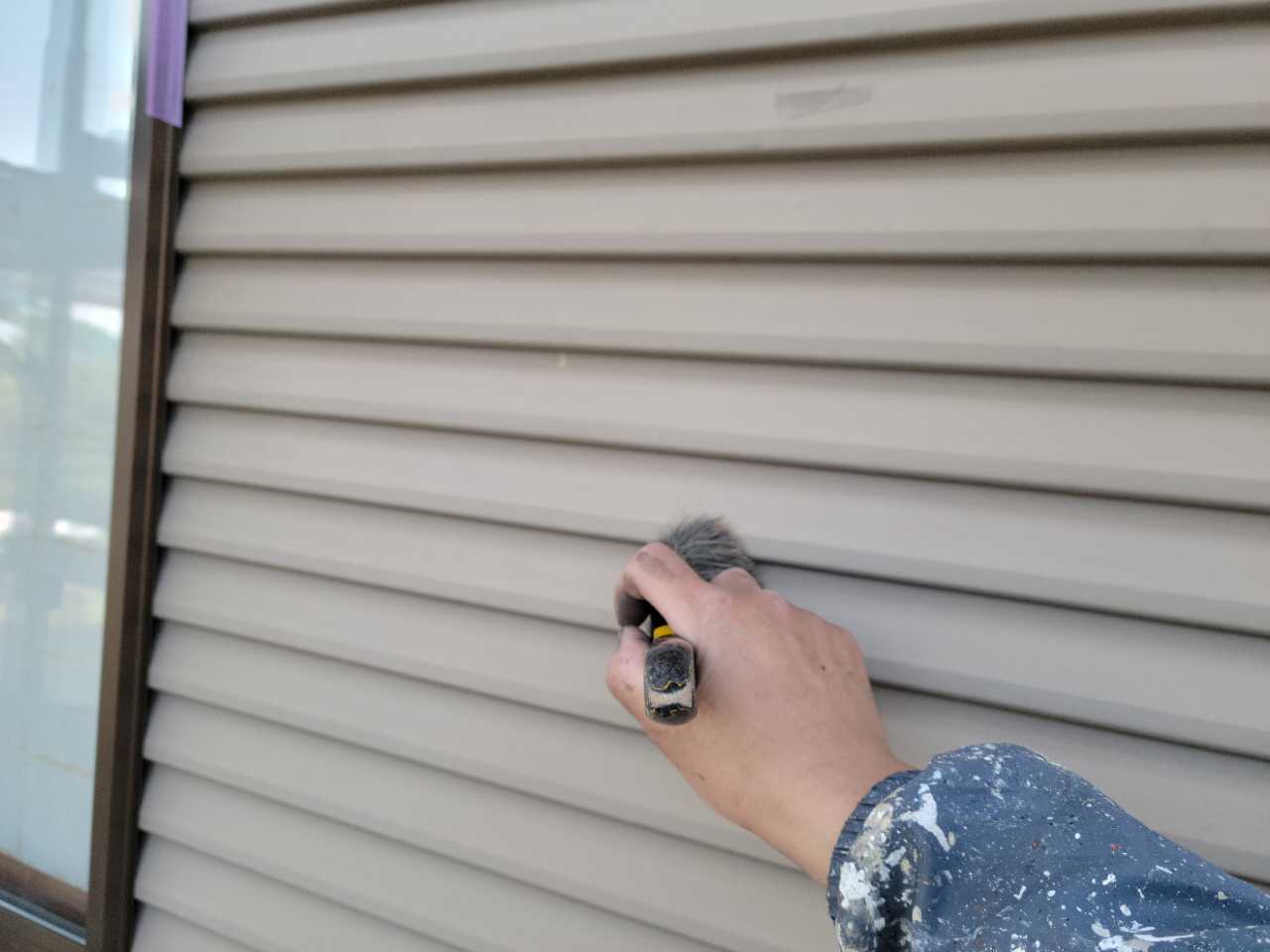 ケレン作業です。