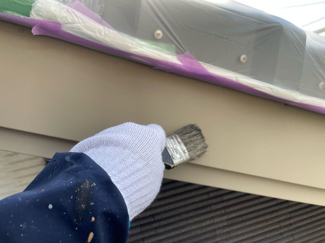 ケレン作業です。