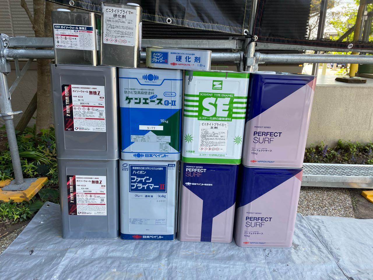 材料検収です。