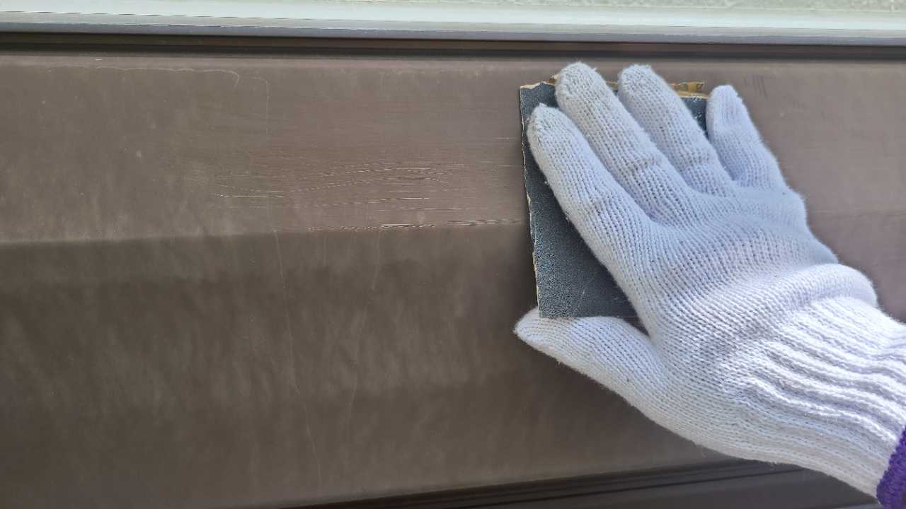 ケレン作業です。