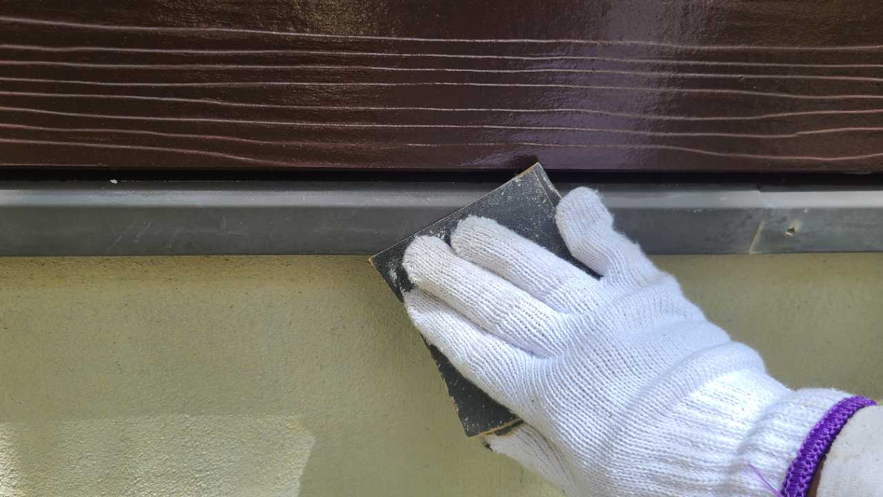 ケレン作業です。