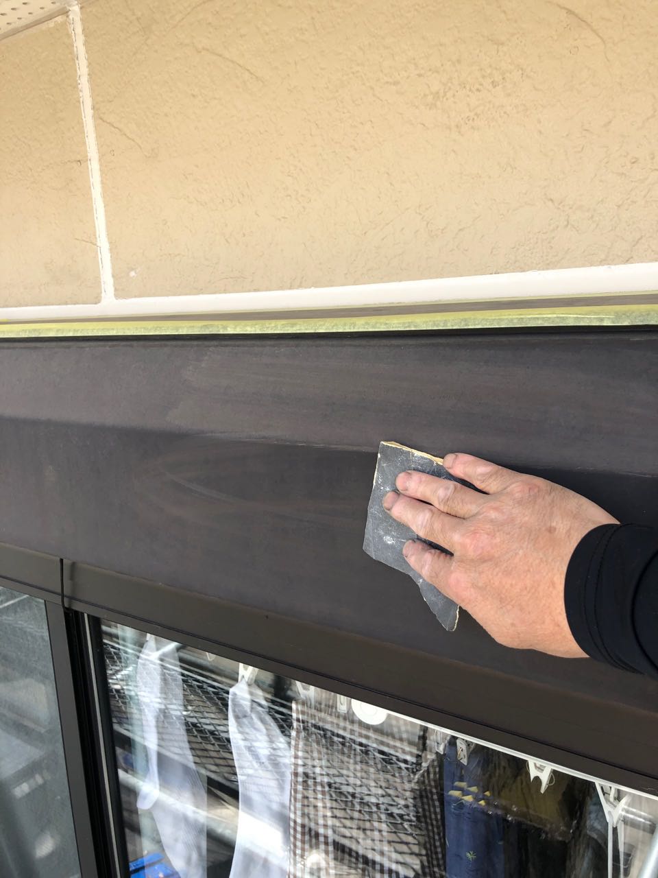 ケレン作業です。