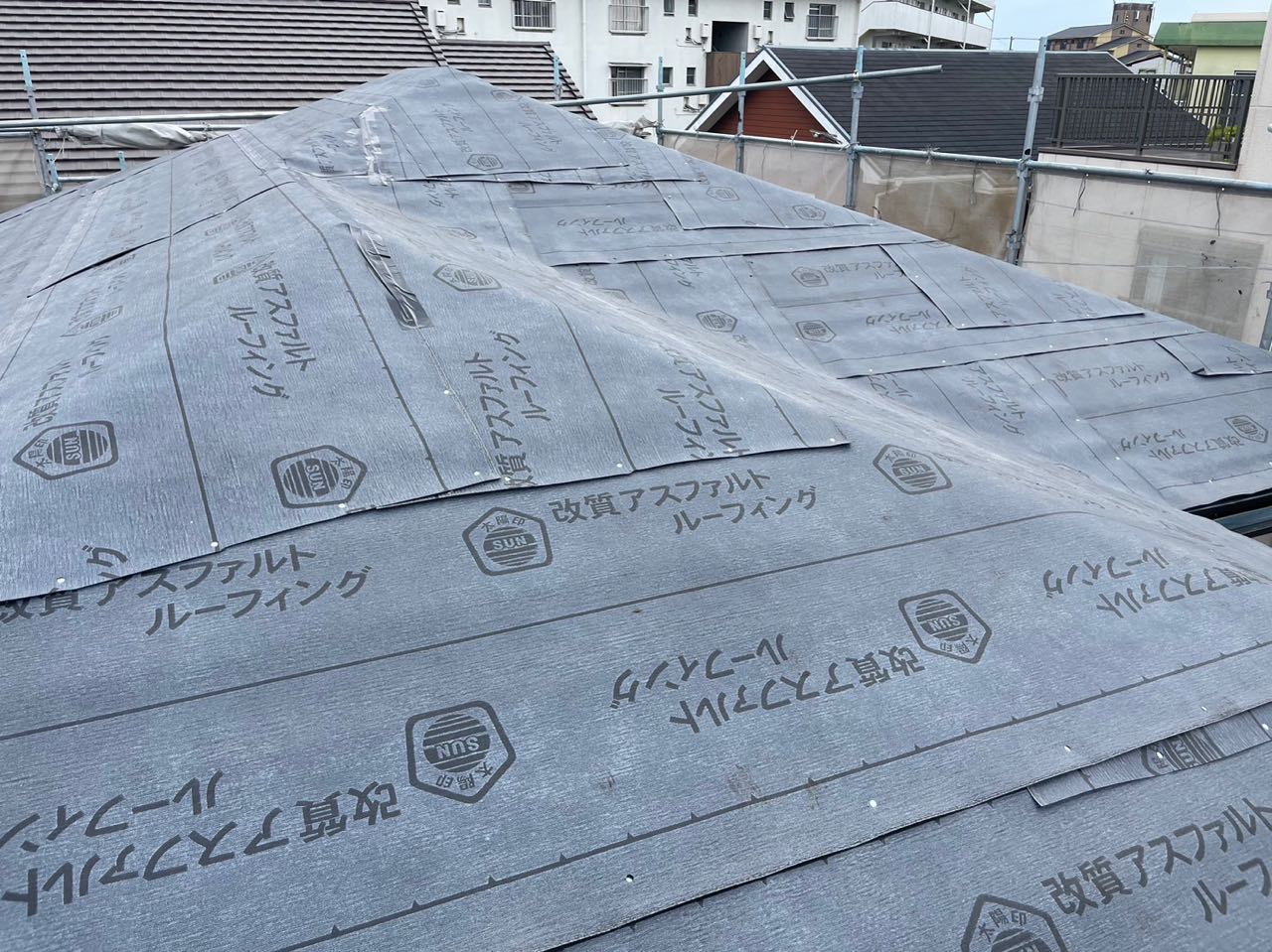 ルーフィングです。