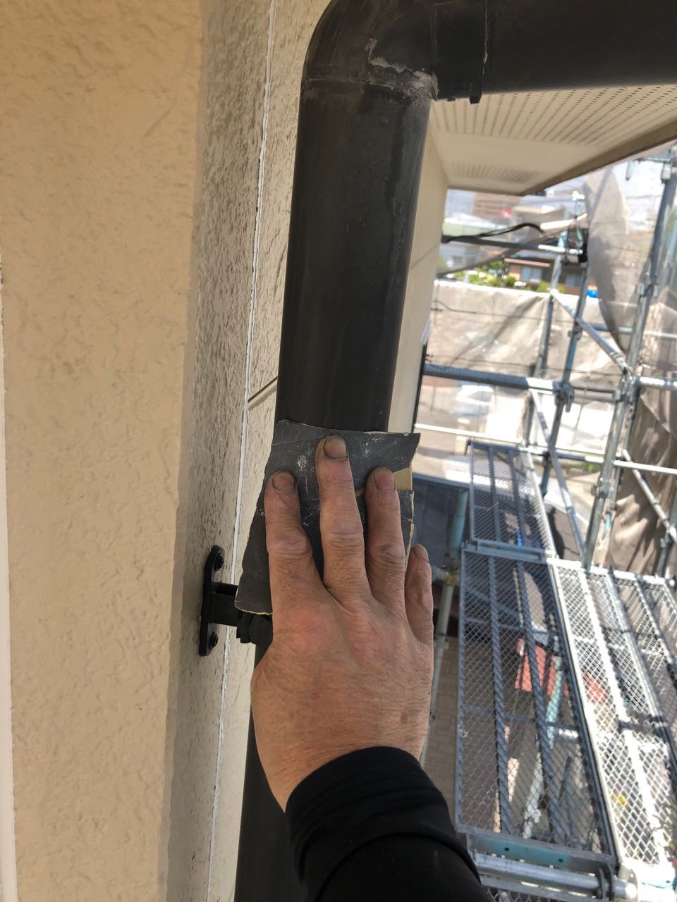 ケレン作業です。