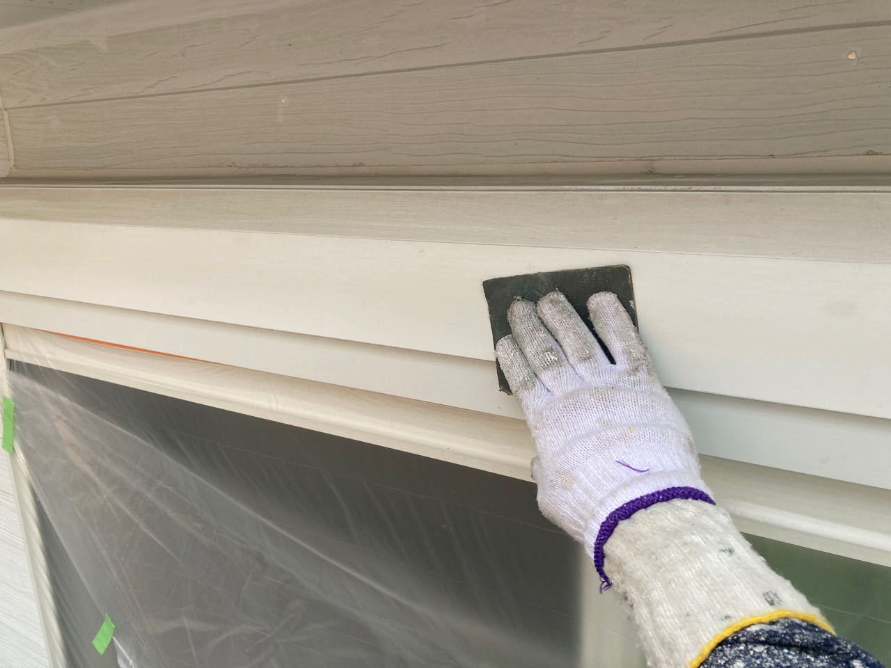 ケレン作業です。