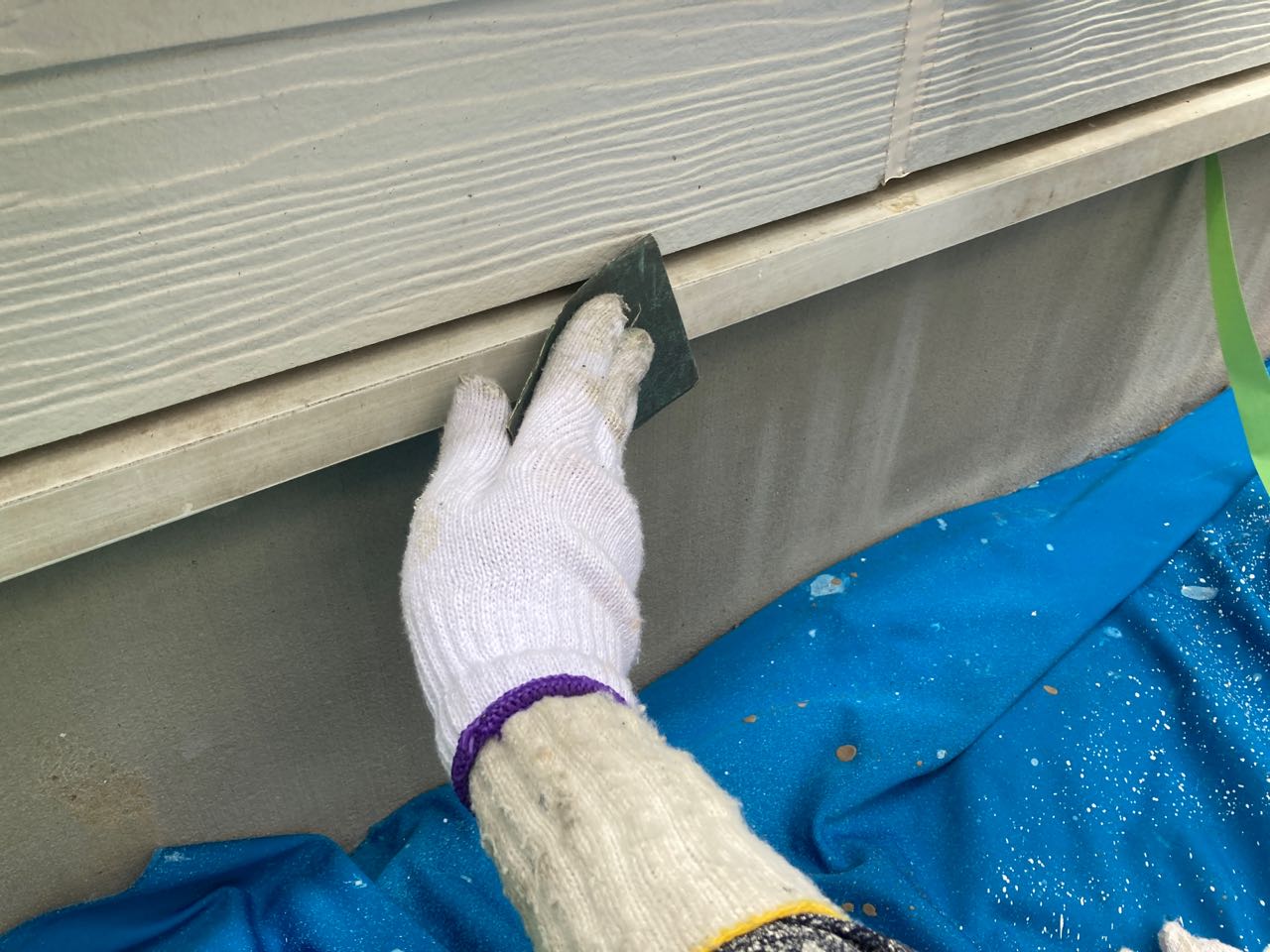 ケレン作業です。